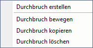 Dach-durchbruch