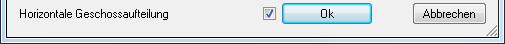 horizontale Geschossaufteilung aktivieren